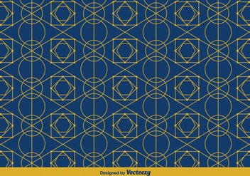 Vector Retro Pattern in Bauhaus Style - Free vector #361089
