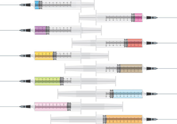 Colorful Syringes - vector #361829 gratis