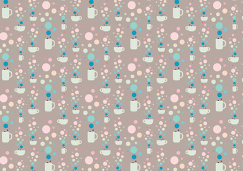 Bubble Cups Pattern - vector gratuit #365369 