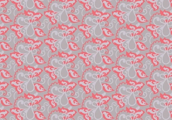 Floral Pattern Background - vector gratuit #368629 