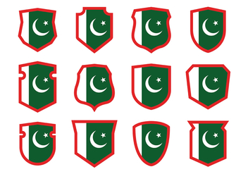 Pakistan Flag Vector - vector gratuit #369919 