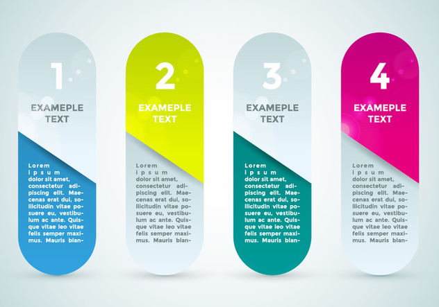 Bullet Points Infographics Elements Vector 3 - Free vector #370009