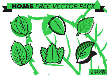 Hojas Free Vector Pack - Kostenloses vector #373659