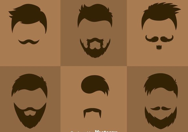Man Hair Styles Vector Free Vector Download 375069 | CannyPic