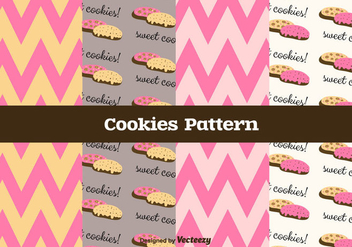 Free Cookies Vector Pattern - Kostenloses vector #375309