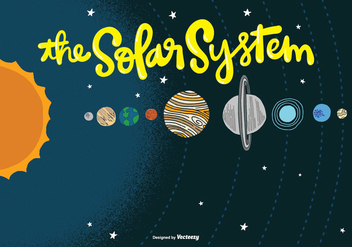 Solar System Vector - vector #377799 gratis