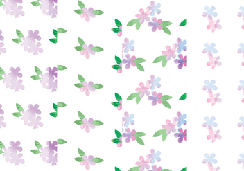 Vector Floral Patterns - vector gratuit #378719 