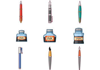 Free Ink Pen Vector - vector gratuit #381799 