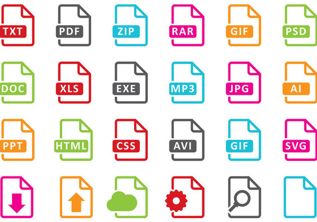 File Icons - Kostenloses vector #388499