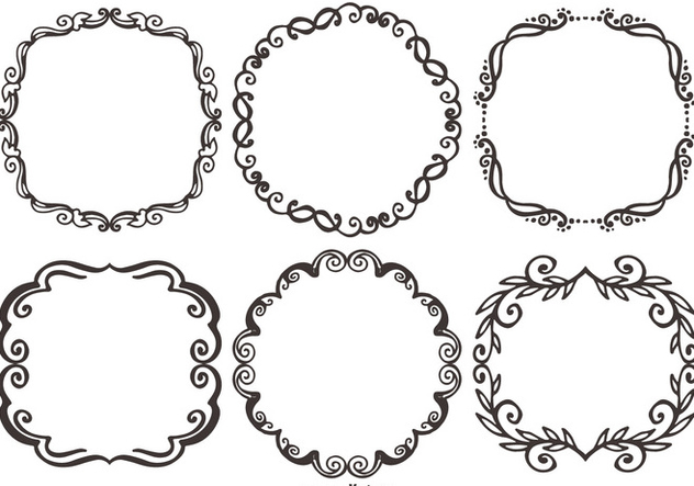 Decorative Vector Frames Free Vector Download 388859 | CannyPic