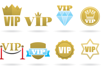 VIP Logos - vector gratuit #389889 