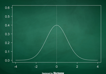 Free Vector Bell Curve Chart - Kostenloses vector #391299