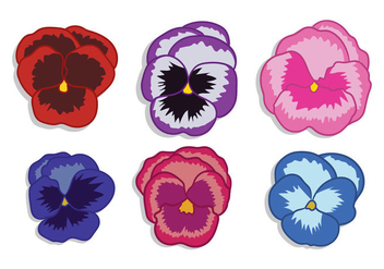 Pansy Vector - Free vector #391889