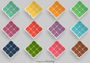 Ketupat Symbol Vector Icons - бесплатный vector #392589