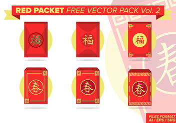 Red Packet Free Vector Pack Vol. 2 - бесплатный vector #393389