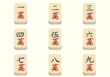 Free Mahjong Vector - Kostenloses vector #393689