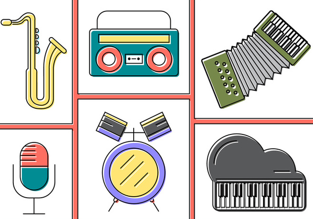 Free Vector Musical Instruments - Free vector #397679