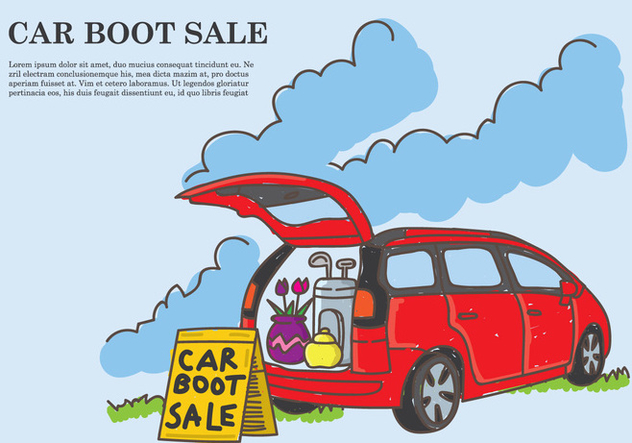 free clipart car boot sale - photo #7