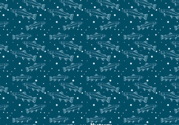 Trout Seamless Pattern - Kostenloses vector #401259