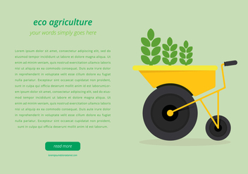 Agro Webpage Template - vector gratuit #401589 