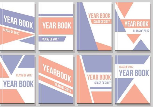 Free Yearbook Layout Vector - vector gratuit #401779 