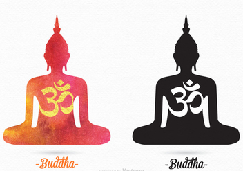 Free Vector Buddha Silhouettes - Free vector #403689