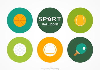 Free Sport Balls Vector Set - Kostenloses vector #405709