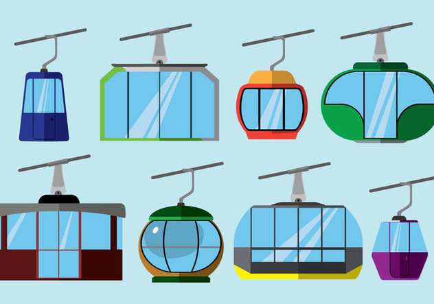 Free Cable Car Icons - Free vector #408049