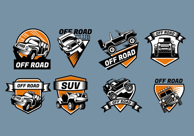 Logo Vector Sign Jeep Badges - Free vector #409219