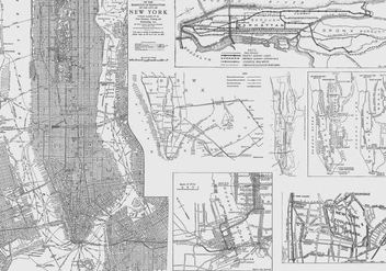 New York Maps - бесплатный vector #409529