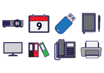 Free Office Element Icon Vector - Free vector #409559
