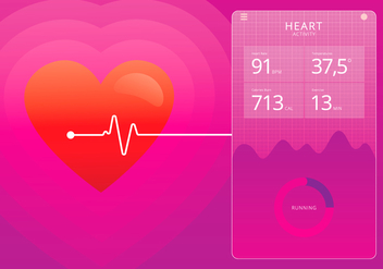 Flatline Heartbeat Cardiac Monitor - Kostenloses vector #409769
