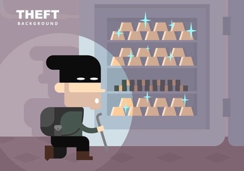 Theft Background - Free vector #412159