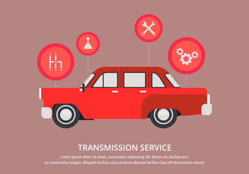 Gear Shift Car Repair Infographic - vector gratuit #412719 