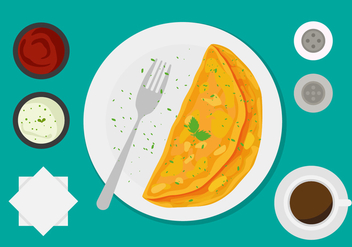 Free Omelet Vector - Free vector #412989