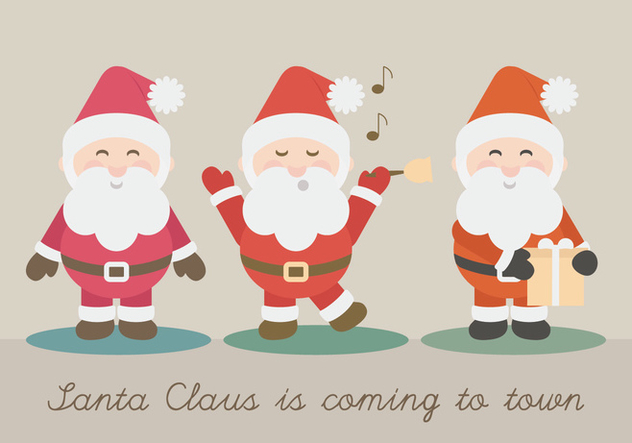 Vector Santa Claus Illustration - vector gratuit #414599 