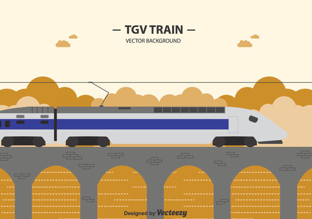 Free Tgv Train Background - Free vector #415369