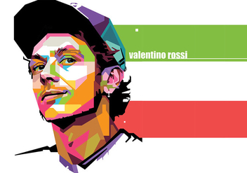 Valentino Rossi - Sport Life - WPAP - vector gratuit #415419 