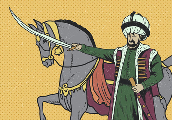 Sultan Portrait - бесплатный vector #416749