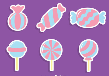 Candy Collection Vector Set - Free vector #417229