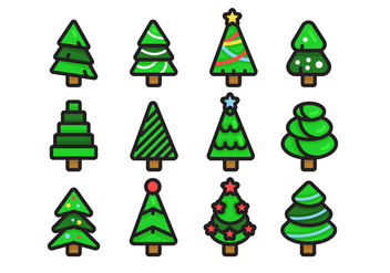 Sapin Vector Icon Pack - Free vector #417589