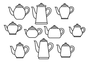 Free Teapot Vector - бесплатный vector #419389