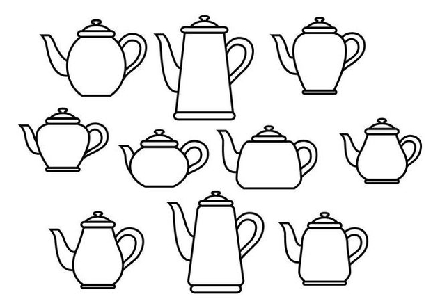 Free Teapot Vector - Kostenloses vector #419389