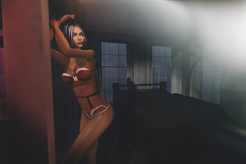 Siren Red Lingerie by Masoom @ The Kiss Of The Valentine Hunt - Free image #419609