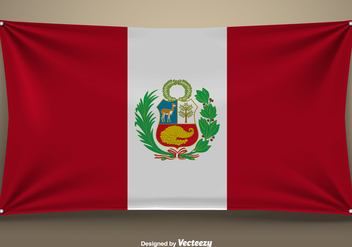 Peru Vector Flag - Free vector #425079