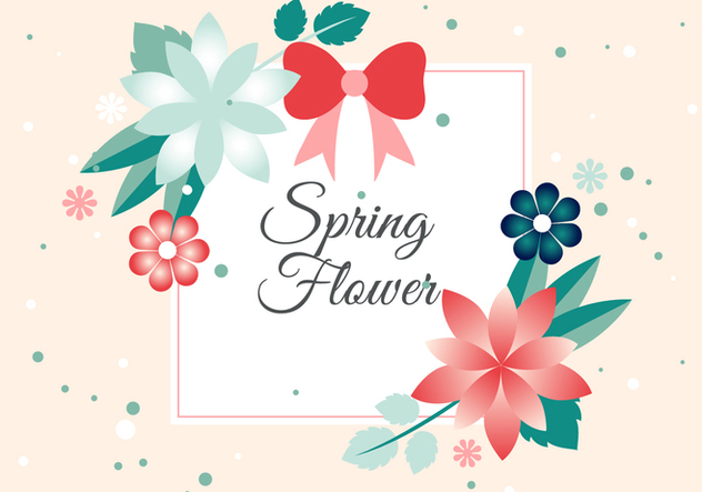 Free Flower Vector Greeting Card - vector #425889 gratis