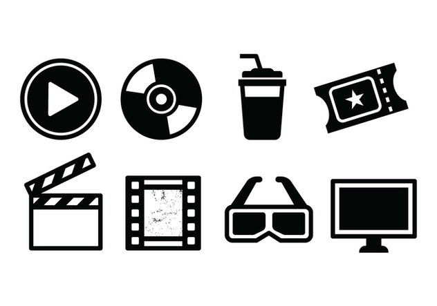Free Movie Icon Set - Kostenloses vector #426449