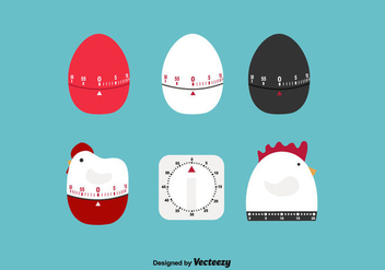 Egg Timer Vector - vector #428639 gratis