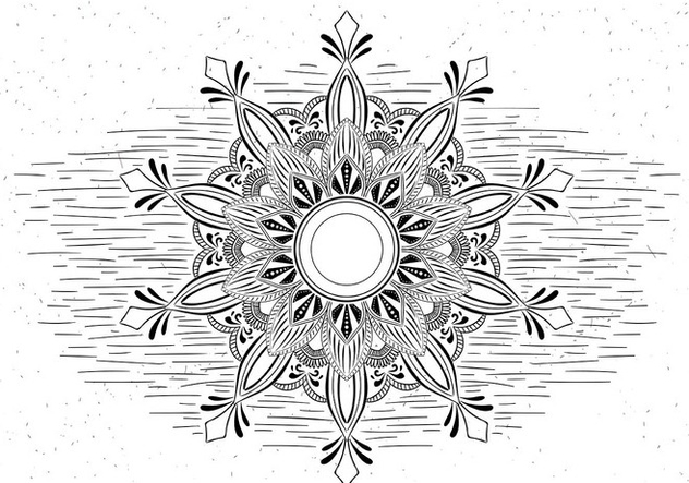 Free Vector Mandala Illustration - Free vector #431319