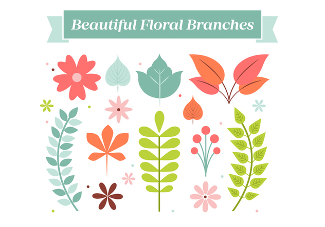Free Vintage Flower Wreath Elements Background - vector gratuit #431899 
